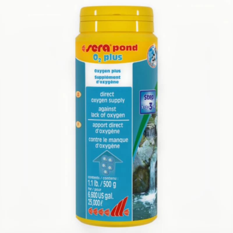 Sera Pond O2 Plus 500 ml - zuurstofverhoger bij acute nood in de vijver