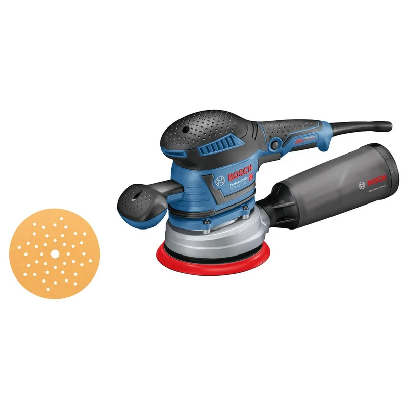 BOSCH GEX 40-150 EXCENTERSCHUURMACHINE HANDGREEP, STOFOPVANG, MEDIUM PLATEAU, S
