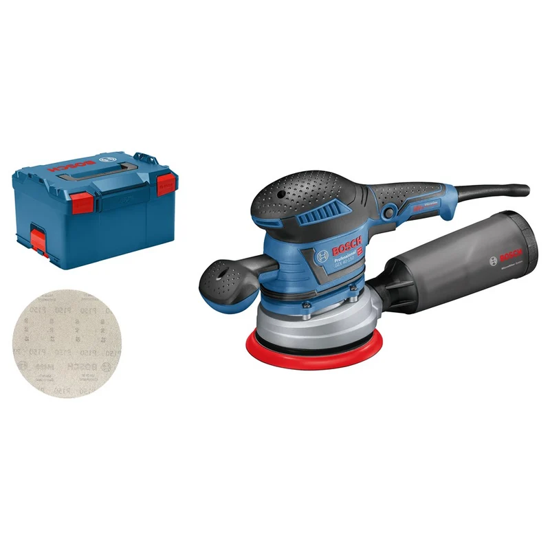 BOSCH GEX 40-150 EXCENTERSCHUURMACHINE HANDGREEP, STOFOPVANG, MEDIUM PLATEAU, S