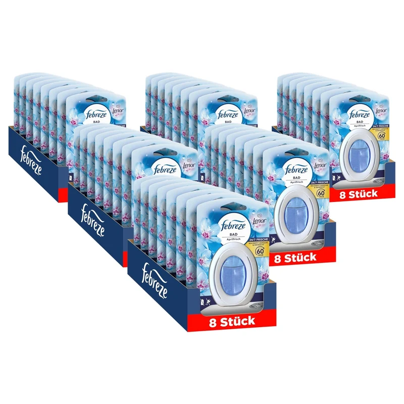 Febreze Aprilfrisch Bad Luchtverfrisser 8x - 6-pack