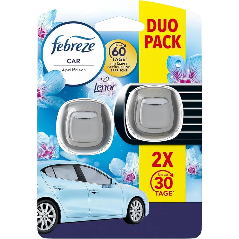 Febreze Autogeur Aprilfris, 2 stuks