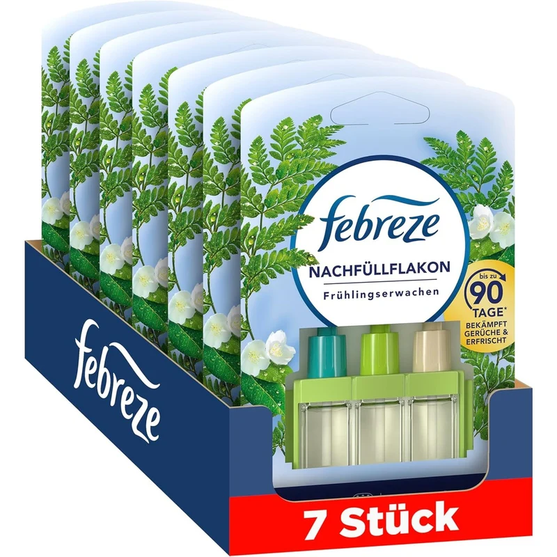 Febreze 3Volution lenteontwaken navulfles 7 x 20 ml