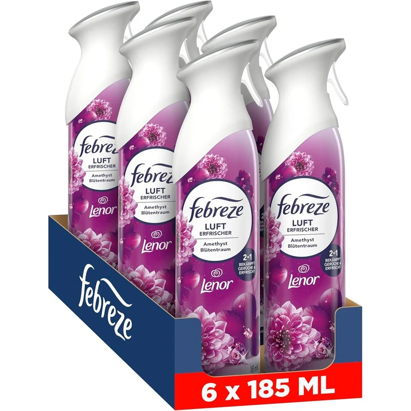 Febreze Luchtverfrisser Amethist bloesemdroom 6x185 ml