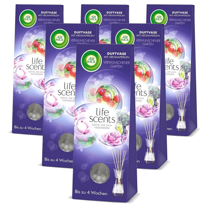 Air Wick Geurverspreider Versierde tuin 6 x 30 ml - Voordeelverpakking