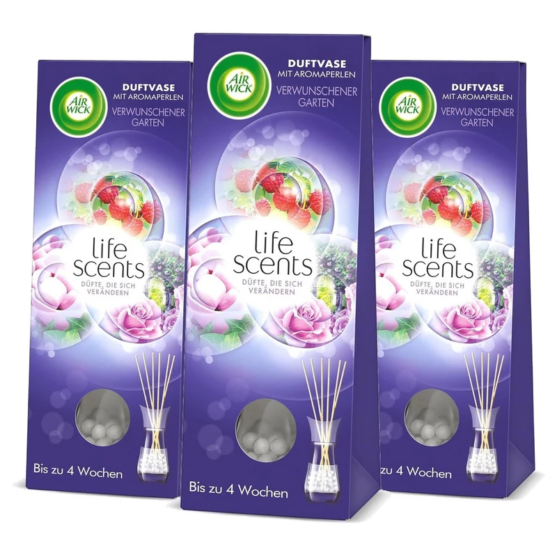 Air Wick Geurverspreider Versierde tuin 3 x 30 ml - Voordeelverpakking