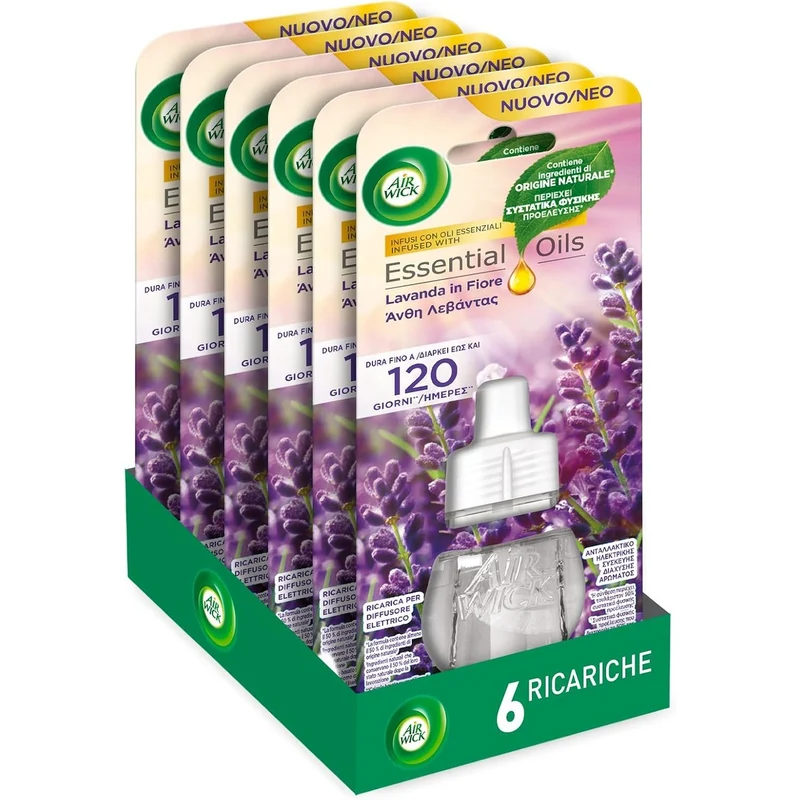 Air Wick Lavendel Navulling Elektrische Diffuser 6 stuks