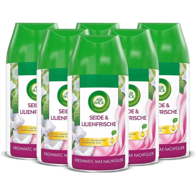 Air Wick Freshmatic Max navulling zijde en lelie 6 x 250 ml