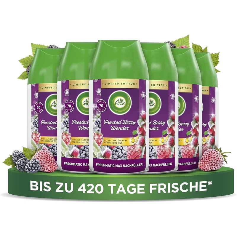 Air Wick Freshmatic Max Frosted Berry navulling 6 x 250 ml