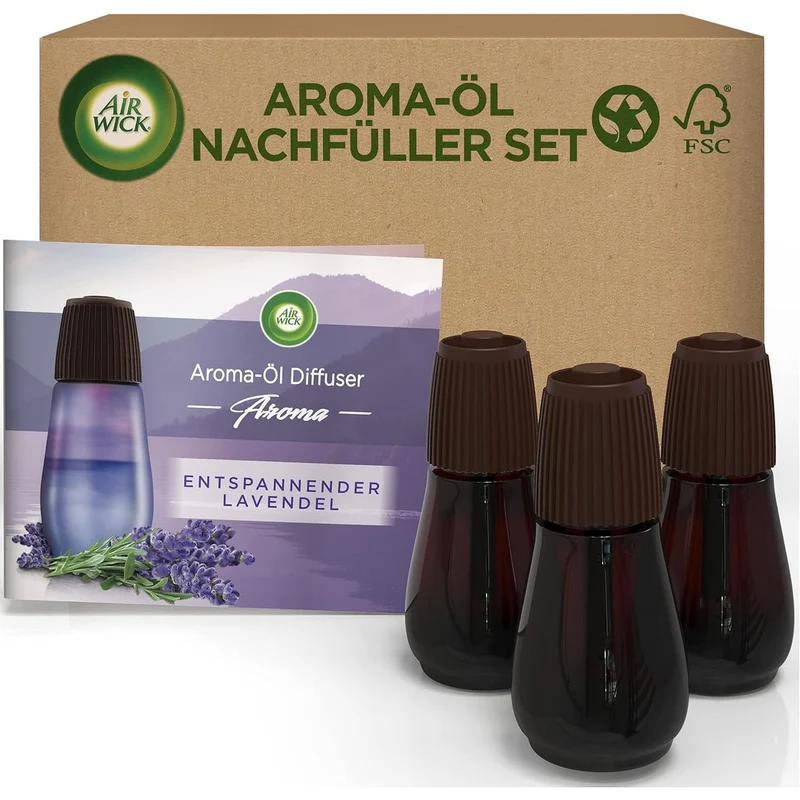 Air Wick Aroma-olie Ontspannende Lavendel 3 x 20 ml