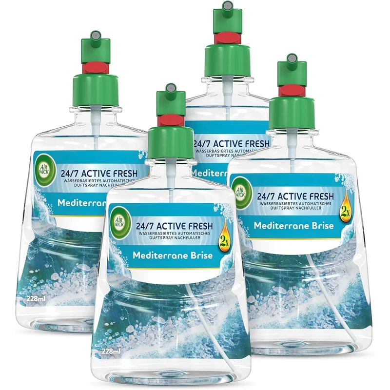 Air Wick Active Fresh Mediterrane bries 4 x 228 ml