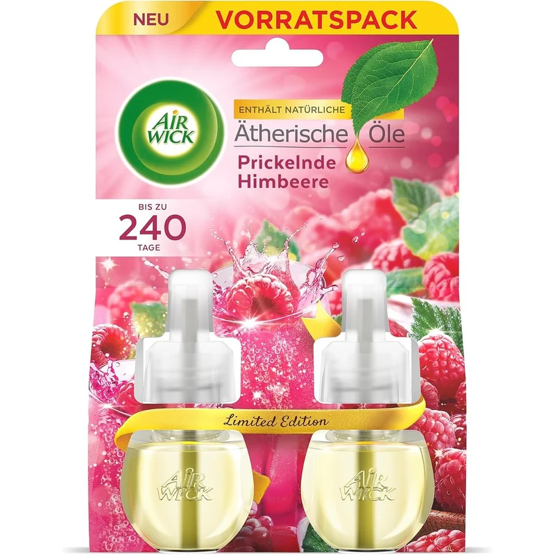 Air Wick Geurstekker navulling kersenbloesem & framboos 2 x 19 ml