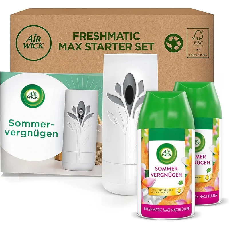 Air Wick Freshmatic Max zomerplezier 2 x 250 ml + apparaat