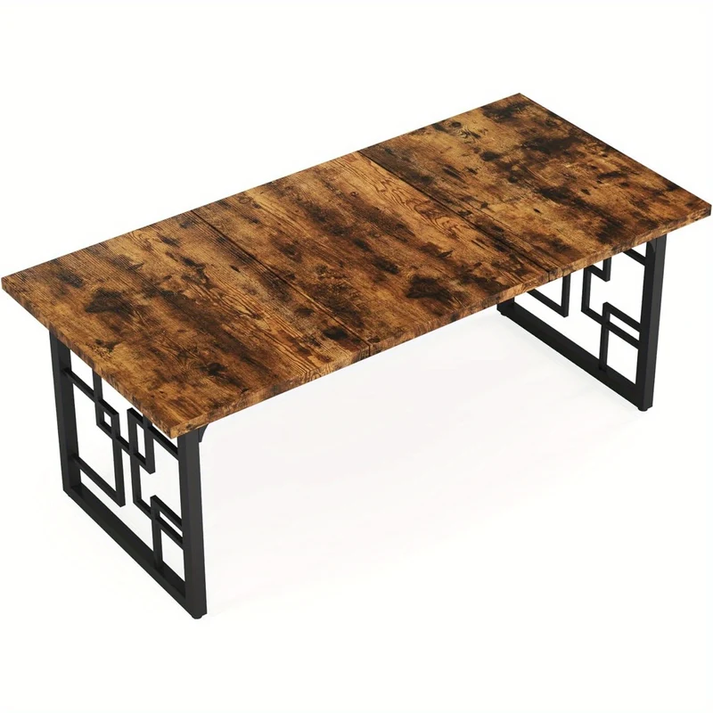 Eettafel – Keukentafel – Tafel – Eetkamertafel – Industriële Tafel – Ruimtebesparend Design – Duurzaam MDF Met Metalen Frame – Geschikt voor 4-6 Personen