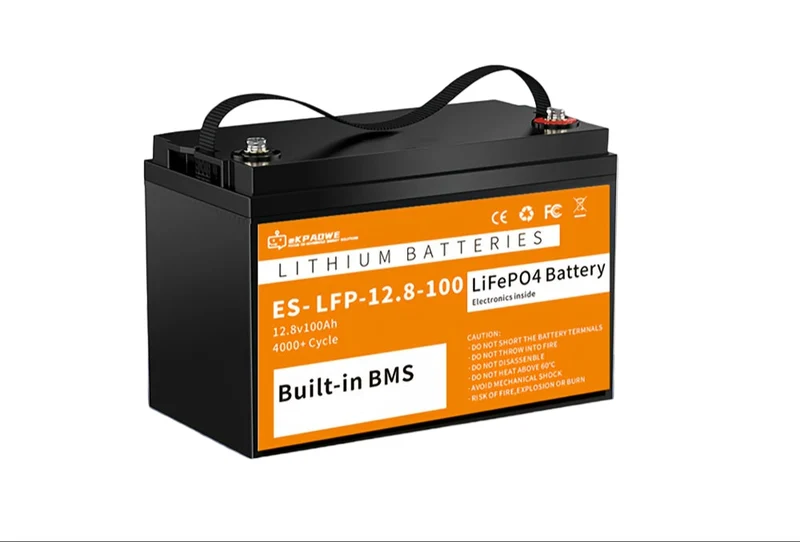 Lithium Accu – LiFePO4 Accu – 12V Accu – Batterij – Energieopslag – 100Ah Capaciteit – Ingebouwd BMS – Onderhoudsvrij & Snelladen