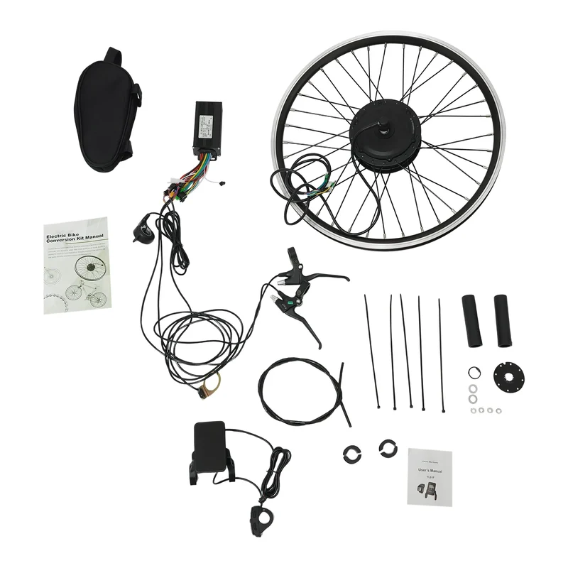 Elektrische Conversiekit – E-Bike Ombouwset – Fiets Motor – 24 Inch Motorwiel – 500W Brushless Motor – 5 Ondersteuningsstanden