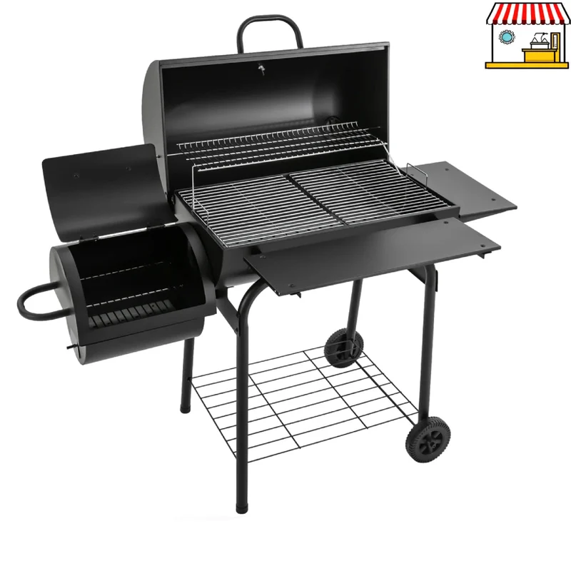 Houtskoolbarbecue – Grote BBQ – Buiten Grill – Kolenbarbecue – Tuinbarbecue – Hoogwaardig Legeringsstaal – Verstelbare Warmte
