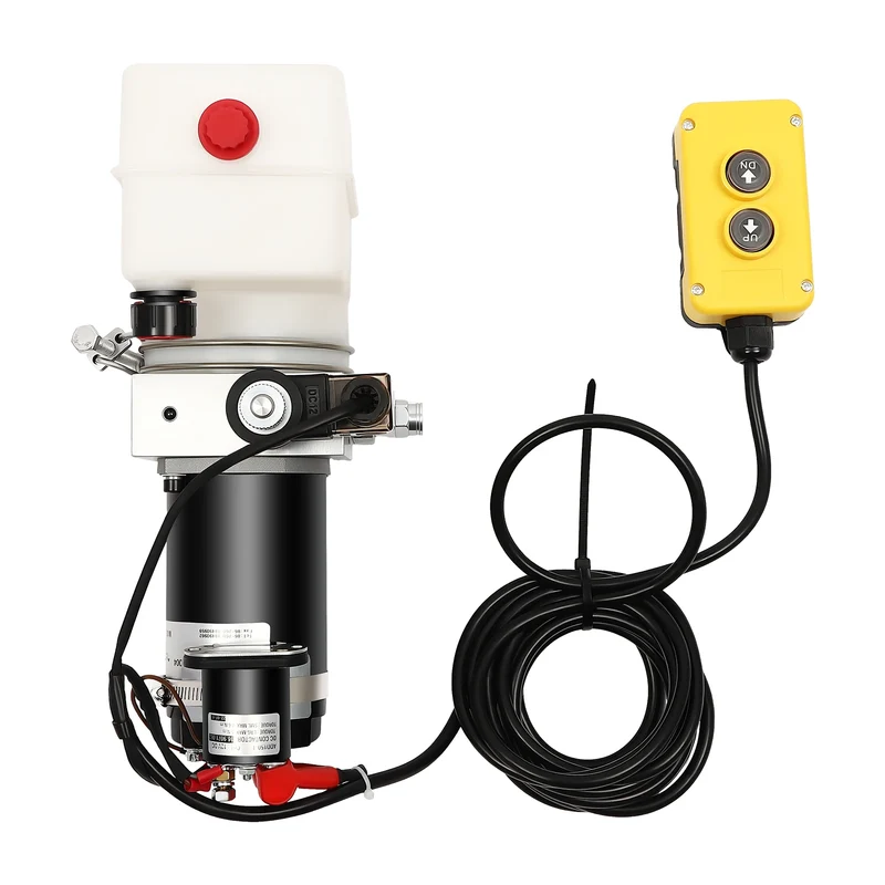 Elektrische Hydraulische Pomp – Compacte Pomp – Hydraulisch Systeem – 12V Pomp – 800W Motor – 1,5L Oliecapaciteit – Stil In Gebruik