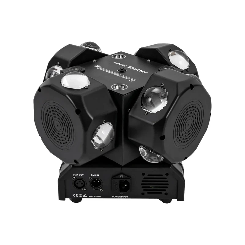 Moving Head Light – Professionele Lichtshow – DJ Verlichting – LED Lamp – 12x 10W CREE 4in1 – 360° Rotatie – IP25 Waterbestendig