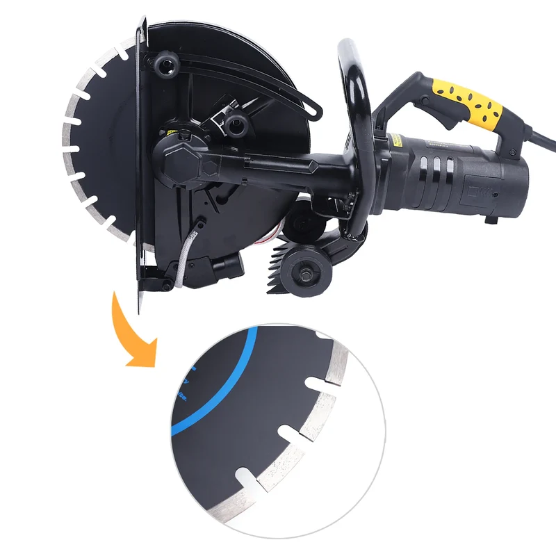 Professionele Handzaag – Bouwzaag – Doorslijper – Betonzaag – 2800W Vermogen – 35,5 Cm Zaagbladdiameter
