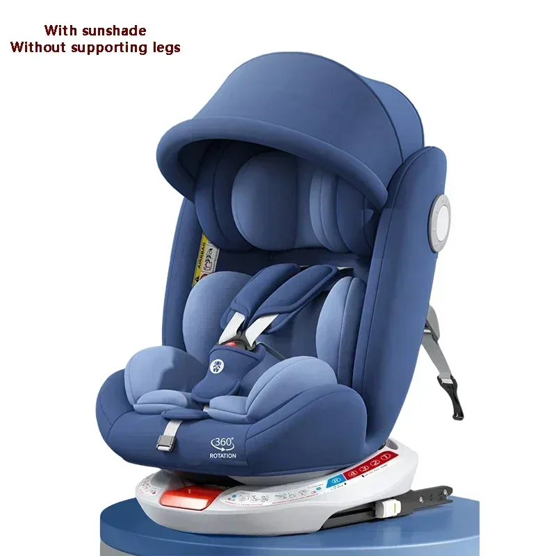 Autostoel - Autostoeltje voor Baby - 0-4 Jaar - ECE Gecertificeerde Kinderzitplaats - met Isofix en Latch Systeem - voor Veiligheid en Comfort - Blauw