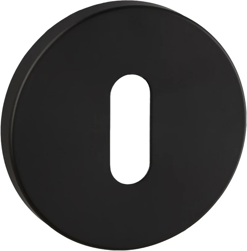 Oxloc SLEUTELROZET RVS ROND 52x6MM PVD ZWART