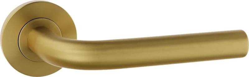 Oxloc DEURKRUK RVS GEBOGEN 52x6MM PVD MESSING