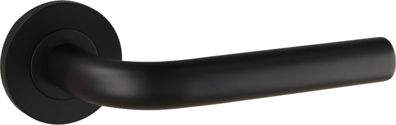 Oxloc DEURKRUK RVS GEBOGEN 52x6MM PVD ZWART