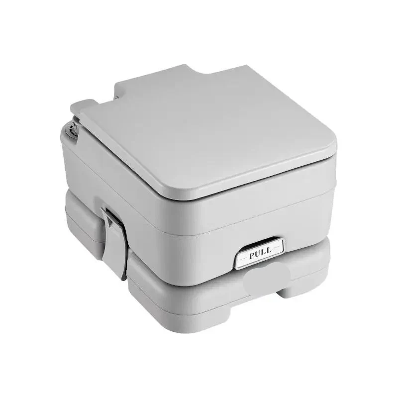 Camping Toilet - Porta Potti - Camping wc - Draagbaar Toilet - Portable Toilet - 3.2 Gal - Compact, Geurloos en Lekvrij Toilet met Drukspoeling - voor Kamperen en Outdoor Gebruik - Meeneembaar Toilet - Chemisch Toilet