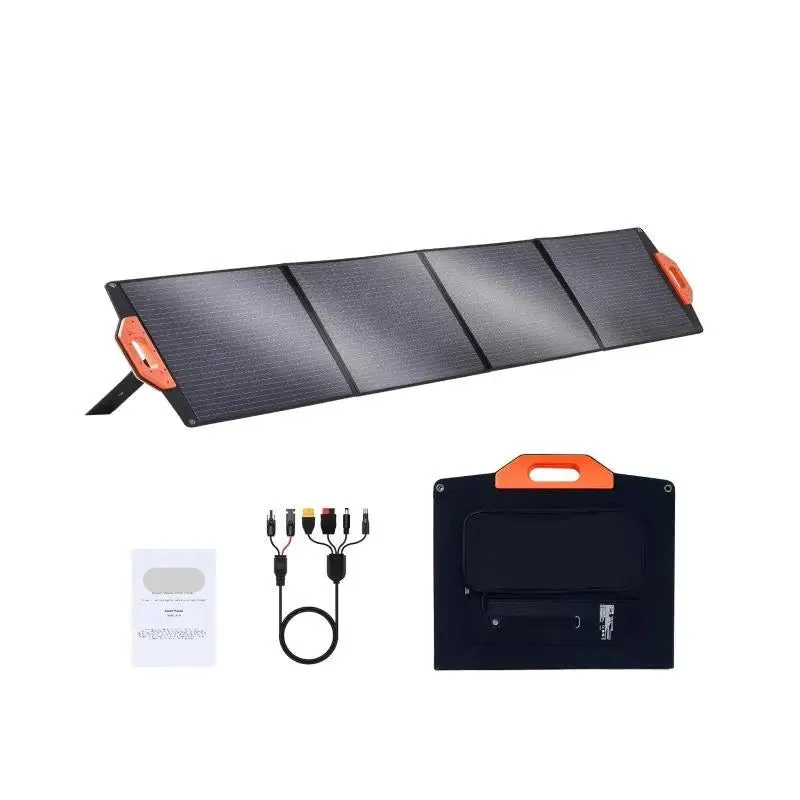 Zonnepanelen - Monokristallijne Zonnepaneel Kit - Zonne Energie - Opvouwbaar - 120W - Waterdicht en Draagbaar - voor Powerstations, Camping & Outdoor