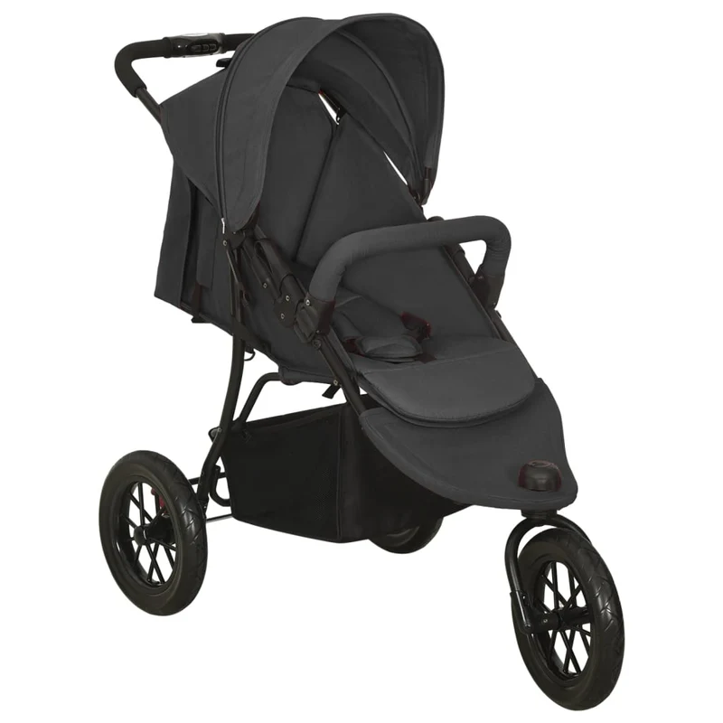Buggy – Kinderwagen – Wandelwagen – Plooibuggy – Reisbuggy – Lichtgewicht en Compact – One-Hand Fold Mechanisme – Verstelbare Rugleuning – Antraciet