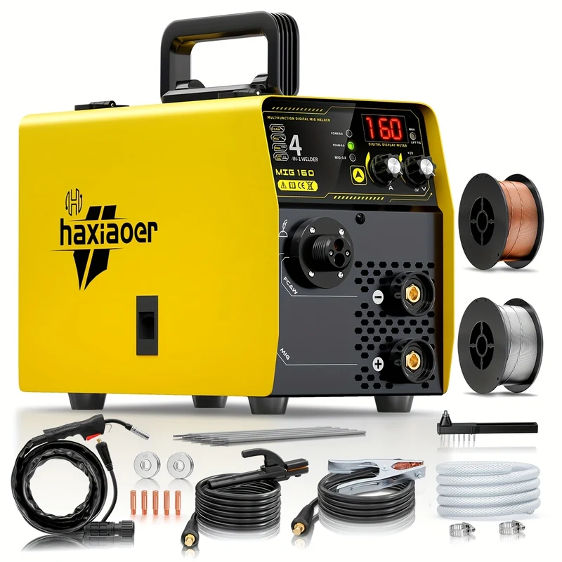 Lasapparaat – Migapparaat – Tiglasapparaat – Elektrodelas – Arc-lasapparaat – 4-in-1 Multi-Process – Synergische Regeling – IGBT Inverter – Compact & Duurzaam – 220V Europese Stekker