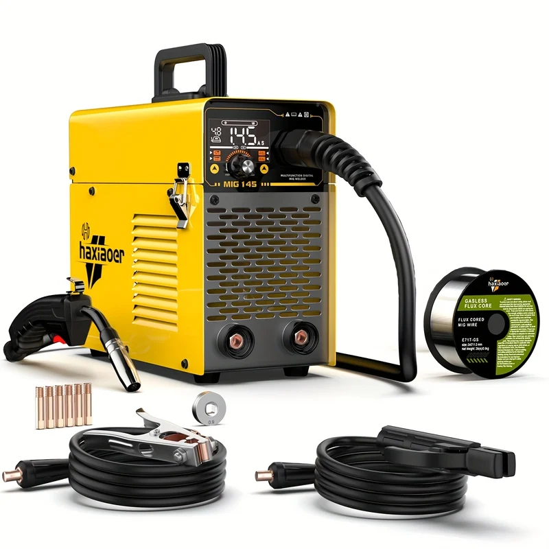 Lasapparaat – MIG Lasmachine – Elektrode Lasser – TIG Lastype – Flux Core Lassen – 3-in-1 Functie – 135A 220V – Gasloos MIG Lassen
