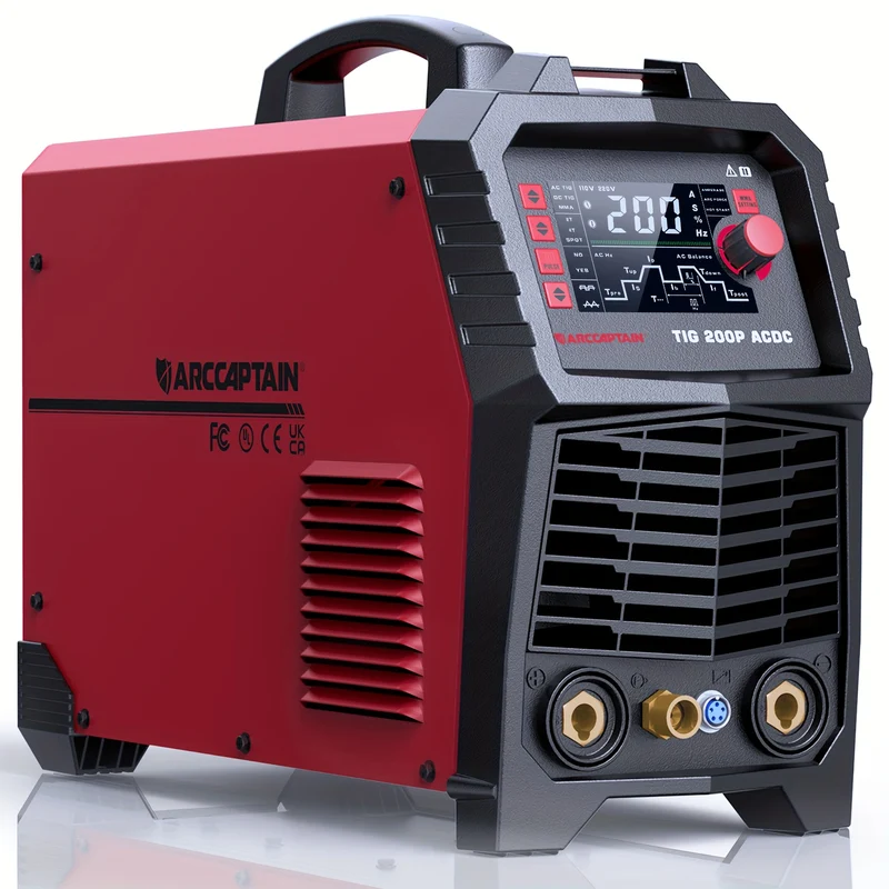 TIG Lasmachine AC/DC – Aluminium Lasser – MMA Lasapparaat – Spotlasser – Multifunctionele Lasmachine – Pulsfunctie – 200 Ampère – 110V/220V Dual Voltage