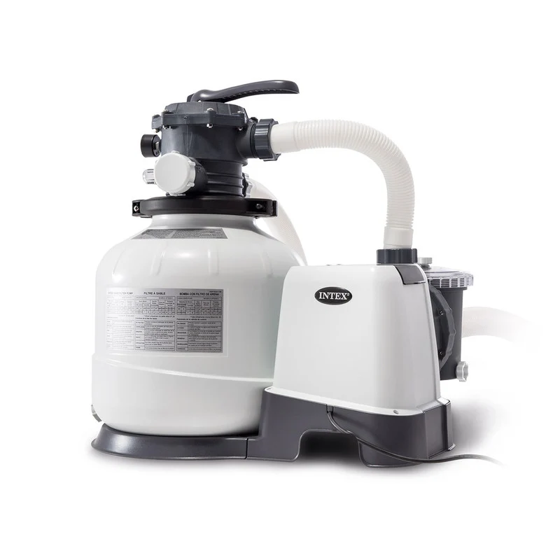 Zandfilterpomp – Zwembadpomp – Filterpomp – Poolpomp – Waterpomp – 10.500 L/uur Capaciteit – Hydro Aeration Technologie voor Helder Zwembadwater