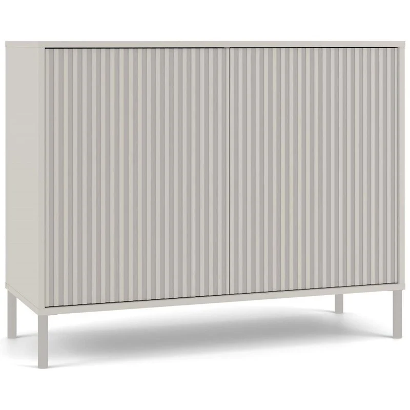2-deurs kast – opbergkast – linnenkast – dressoir – meubel – smal design – TIP ON systeem – cashmere lamellen