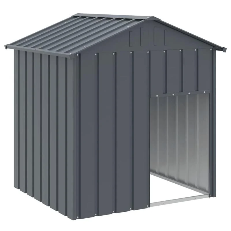 Hondenhok Staal – Hondenverblijf – Hondenkennel – Hondenren – Hondenkooi – Gegalvaniseerd Staal – Weerbestendig Dak – Ruime Afmetingen 104x90x120 cm