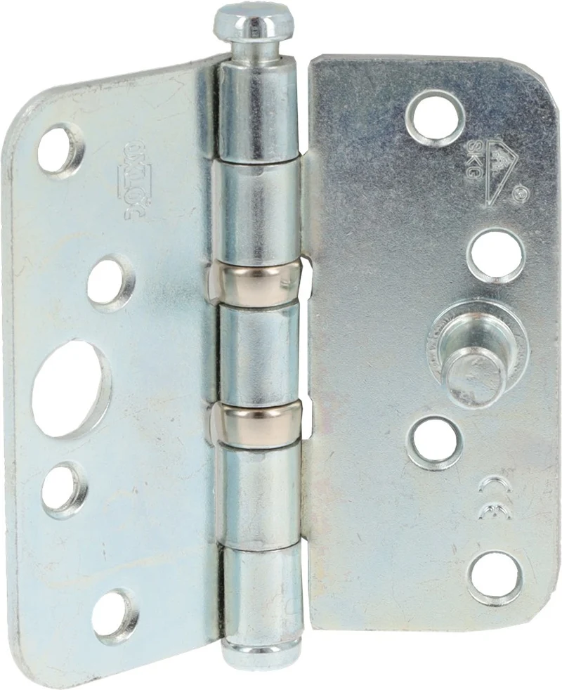 Oxloc VH KOGELSCHARNIER 89x89mm ROND GEGALV.