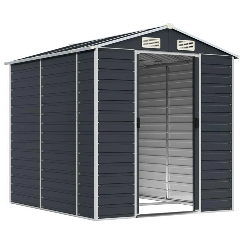 Tuinschuur – Tuinkast – Berging – Opbergschuur – Gereedschapsschuur – Gegalvaniseerd Staal – Ruim 191x215x198 cm – Hoekbescherming