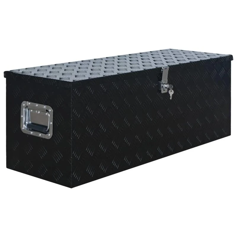 Gereedschapskist – Gereedschapskoffer – Toolbox – Gereedschapskist Met Slot – Werkplaats Opbergbox – Aluminium Metaal – 1085x370x400 mm – Grote Capaciteit Met Veilig Slot