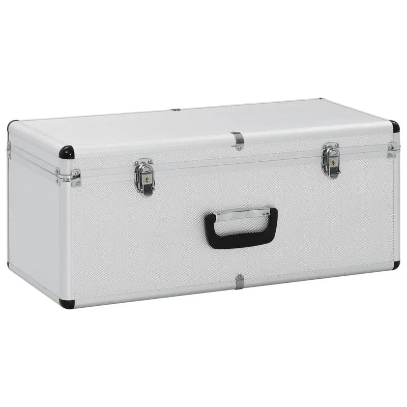 Gereedschapskist – Gereedschapskoffer – Opbergkoffer – Toolbox – Gereedschapskist Set – Aluminium – 3-delige Set – Afsluitbaar Met Slot – Modulair Stapelbaar
