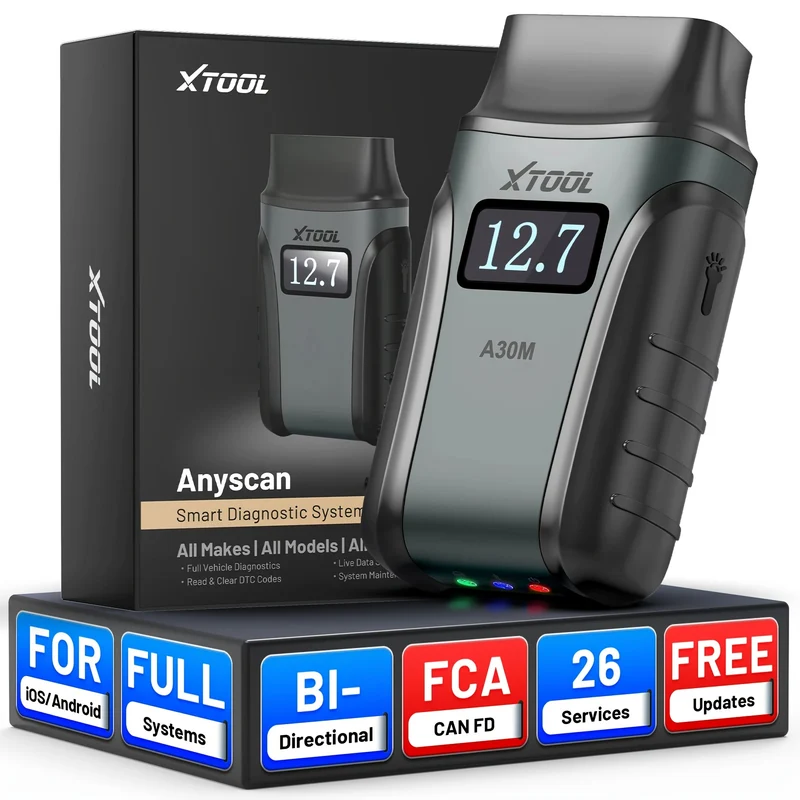 OBD2 Uitleeskabel – OBD2 Scanner – Autodiagnose Tool – Diagnose Scanner – Uitleesadapter – Draadloos Bluetooth – Volledige Systemen Diagnostiek – 23+ Resetfuncties
