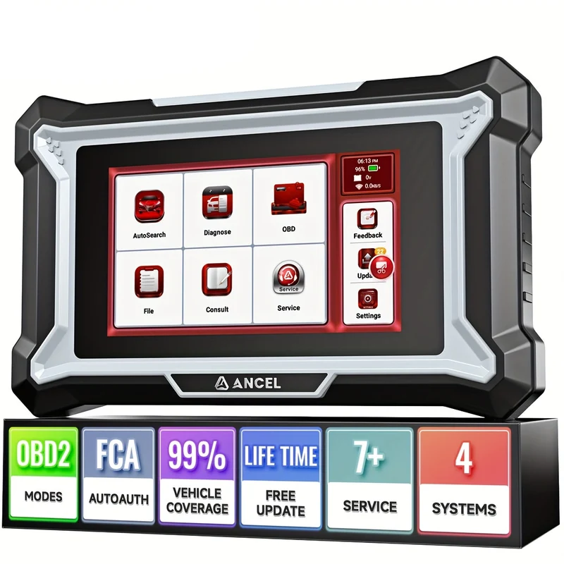 OBD2 Diagnose Tool – Auto Scanner – Foutcode Lezer – Motor Diagnosesysteem – ABS Reset Apparaat – Wi-Fi Verbinding – Levenslange Software-updates