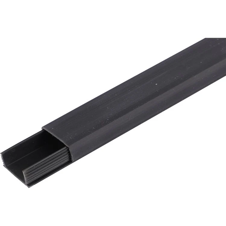 Dotara leidinglijst zwart zelfklevend 20x10mm 2m