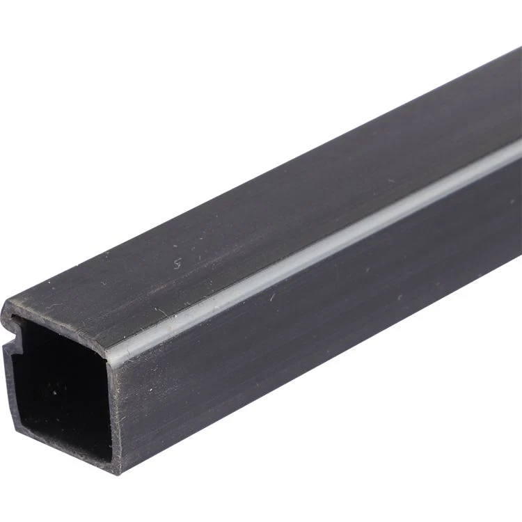 Dotara leidinglijst zwart zelfklevend 10x10mm 2m