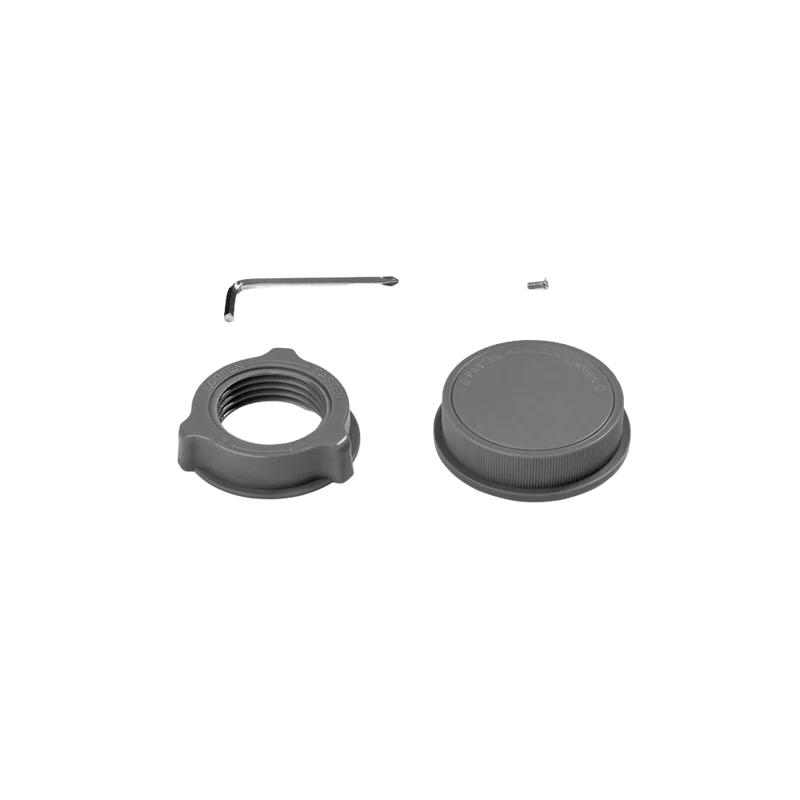 Whisper Grey Mounting Rings + Fan Blade Screw