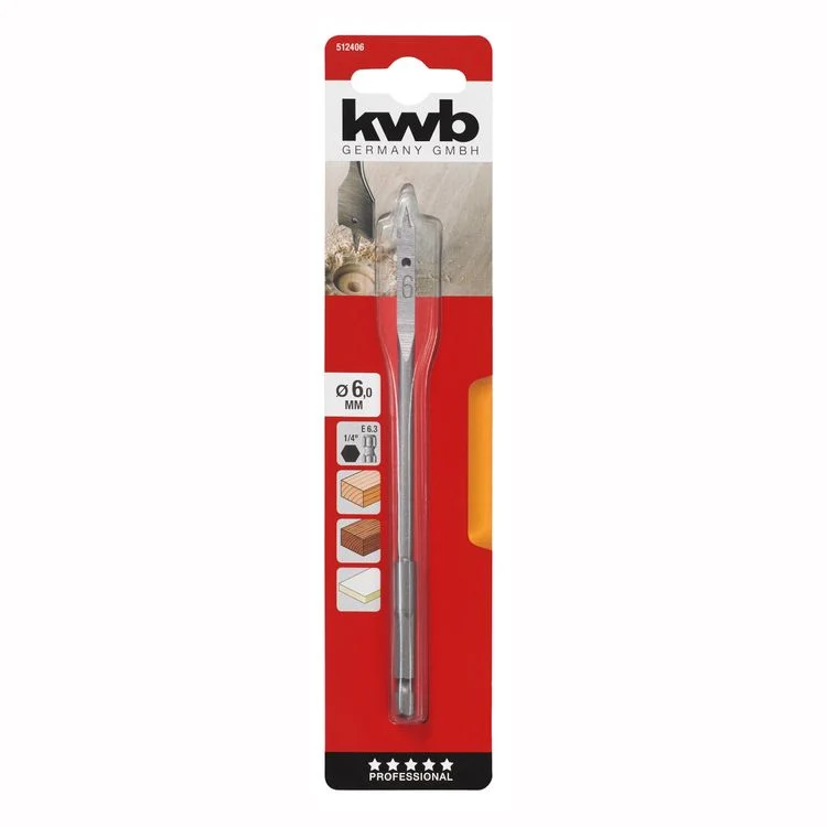 KWB Profi speedboor 6-kant ø6mm