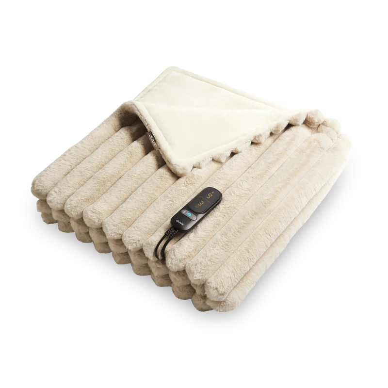 Yentl Striped Heated Overblanket