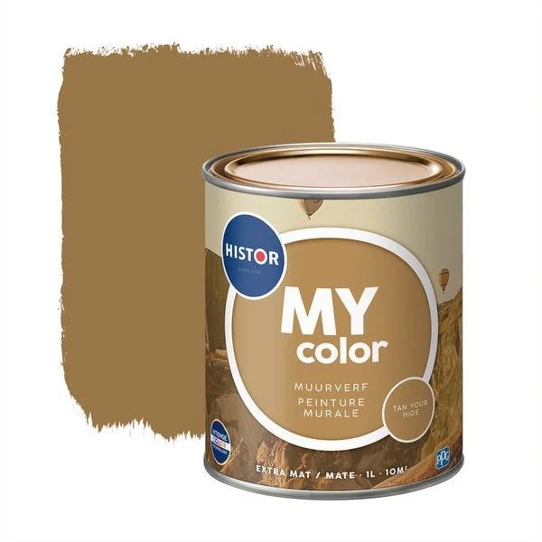Histor MY color muurverf extra mat Tan your hide 1L