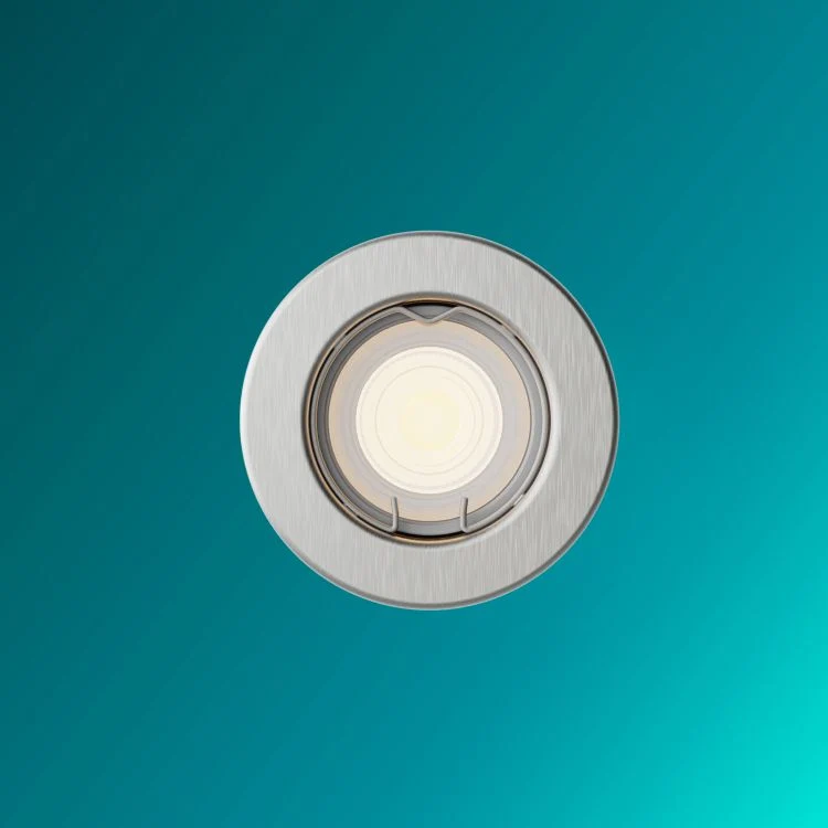 Philips LED inbouwspot Peridot nikkel ⌀8,3cm