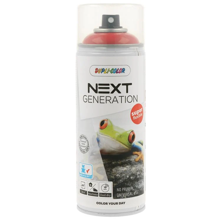 Dupli-Color Next spuitlak glans RAL3020 verkeersrood 400ml